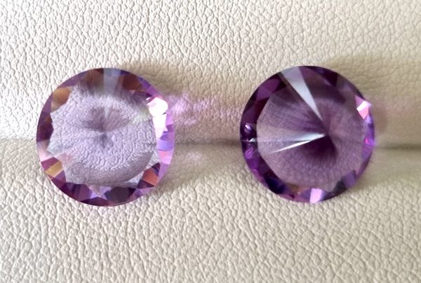 Amethyst Pair 1.16cts each - Image 3